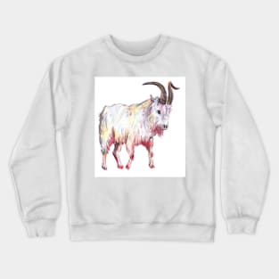 Mountain Goat drawing Crewneck Sweatshirt